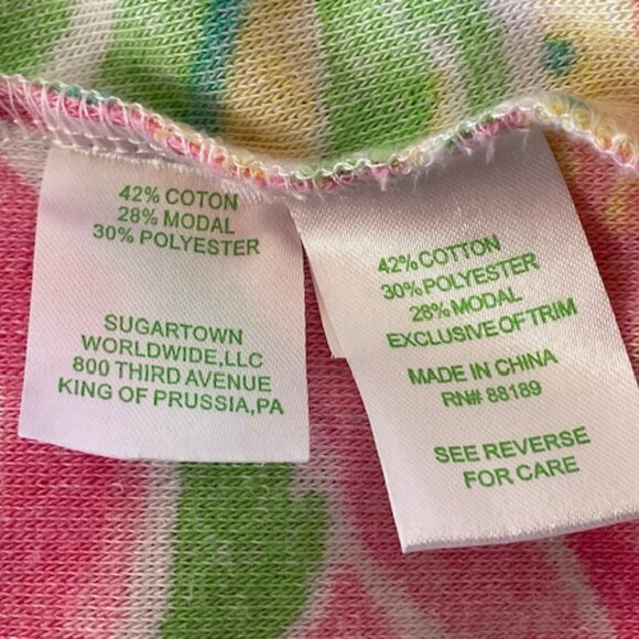 LILLY PULITZER Megan Hooded Tunic Terrycloth Swim Cover Up Pink Flamingos Small - Picture 11 of 17